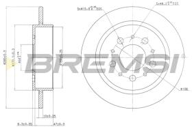 Bremsi CD6241S - BRAKE PADS