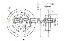 Bremsi CD6244S - BRAKE PADS