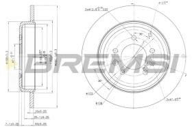 Bremsi CD6245S - BRAKE PADS