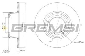 Bremsi CD6246S - BRAKE PADS