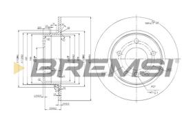 Bremsi CD6249S - BRAKE PADS