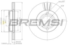 Bremsi CD6256V - BRAKE PADS