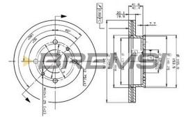 Bremsi CD6259V - BRAKE PADS