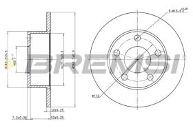 Bremsi CD6265S - BRAKE PADS