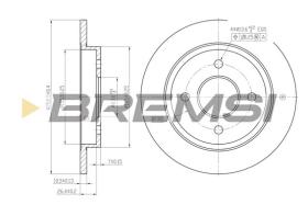 Bremsi CD6281S - BRAKE PADS