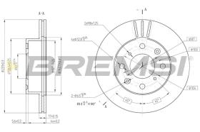 Bremsi CD6289V - BRAKE PADS