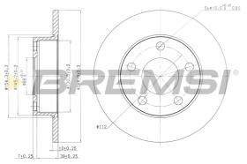 Bremsi CD6323S - BRAKE PADS