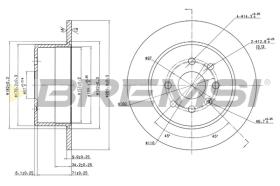 Bremsi CD6329S - BRAKE PADS