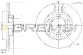 Bremsi CD6345V - BRAKE PADS