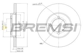 Bremsi CD6379S - BRAKE PADS