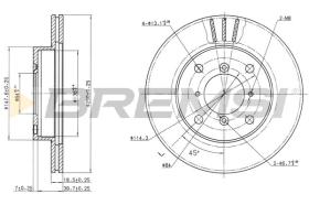 Bremsi CD6400V - BRAKE PADS