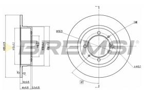 Bremsi CD6409S - BRAKE PADS