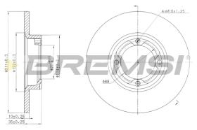 Bremsi CD6418S - BRAKE PADS