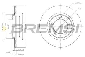 Bremsi CD6419S - BRAKE PADS