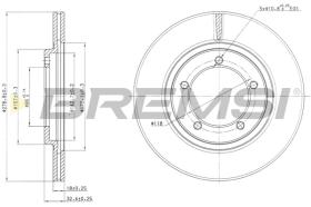 Bremsi CD6420V - BRAKE PADS