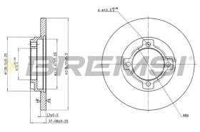 Bremsi CD6429S - BRAKE PADS