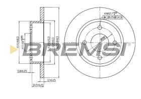 Bremsi CD6442S - BRAKE PADS