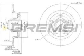 Bremsi CD6456S - BRAKE PADS