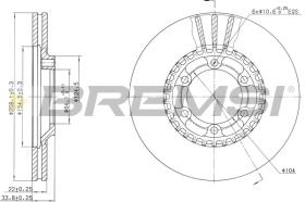 Bremsi CD6459V - BRAKE PADS