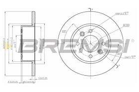 Bremsi CD6478S - BRAKE PADS