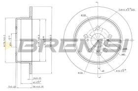 Bremsi CD6486S - BRAKE PADS