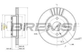 Bremsi CD6497V - BRAKE PADS