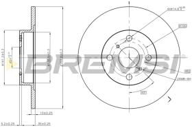 Bremsi CD6504S - BRAKE PADS