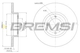 Bremsi CD6527S - BRAKE PADS