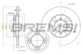 Bremsi CD6531S - BRAKE PADS