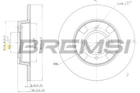 Bremsi CD6538S - BRAKE PADS