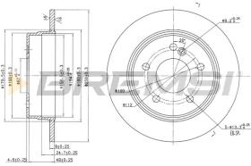 Bremsi CD6539S - BRAKE PADS