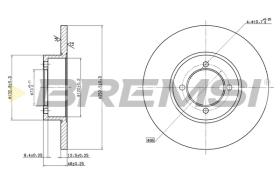 Bremsi CD6541S - BRAKE PADS