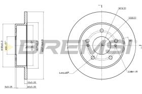 Bremsi CD6549S - BRAKE PADS