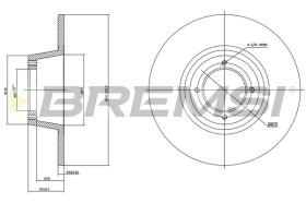 Bremsi CD6559S - BRAKE PADS