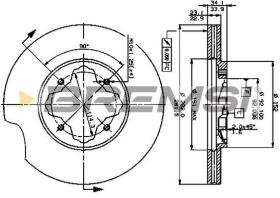 Bremsi CD6619V - BRAKE PADS