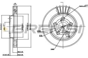 Bremsi CD6621V - BRAKE PADS