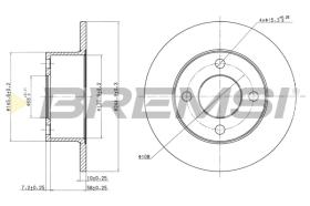 Bremsi CD6625S - BRAKE PADS