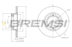 Bremsi CD6636S - BRAKE PADS