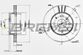 Bremsi CD6649V - BRAKE PADS