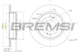 Bremsi CD6659S - BRAKE PADS