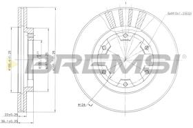 Bremsi CD6660V - BRAKE PADS