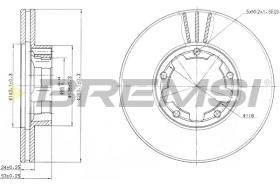 Bremsi CD6668V - BRAKE PADS