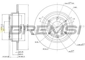 Bremsi CD6672S - BRAKE PADS