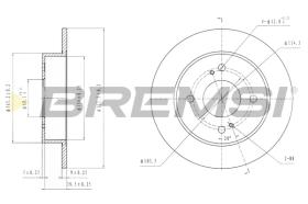 Bremsi CD6674S - BRAKE PADS