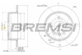 Bremsi CD6684S - BRAKE PADS