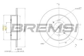 Bremsi CD6717S - BRAKE PADS