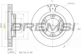 Bremsi CD6769V - BRAKE PADS