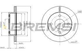 Bremsi CD6770V - BRAKE PADS