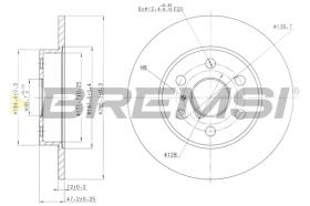 Bremsi CD6786S - BRAKE PADS