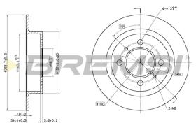 Bremsi CD6790S - BRAKE PADS